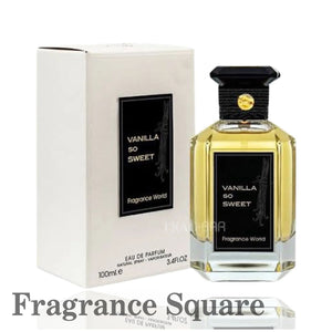 Vanilla So Sweet | Eau De Parfum 100ml | by Fragrance World *Inspired By Spiritueuse Double Vanille*