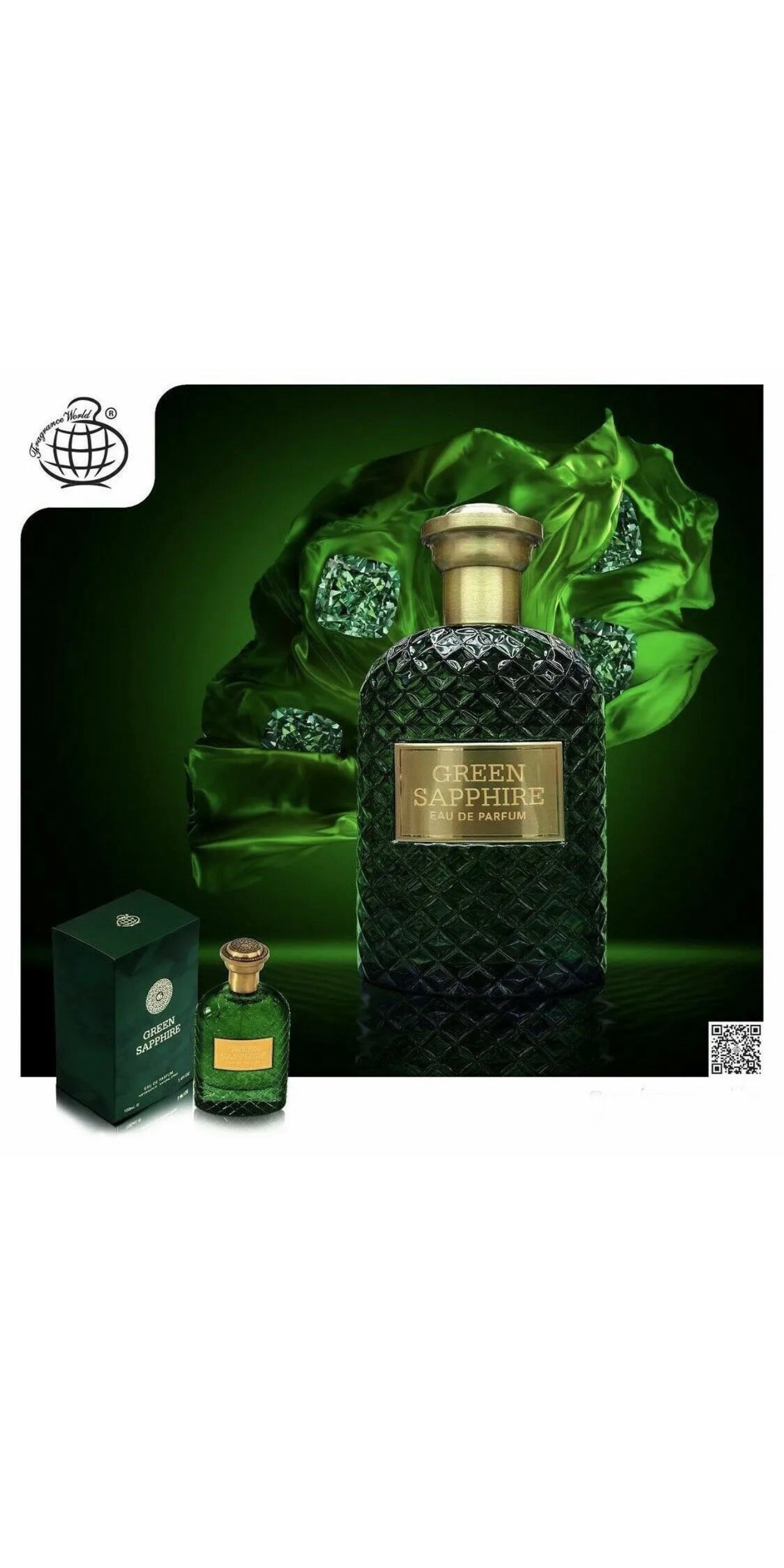 Green Sapphire | Eau De Perfume 100ml | by Fragrance World